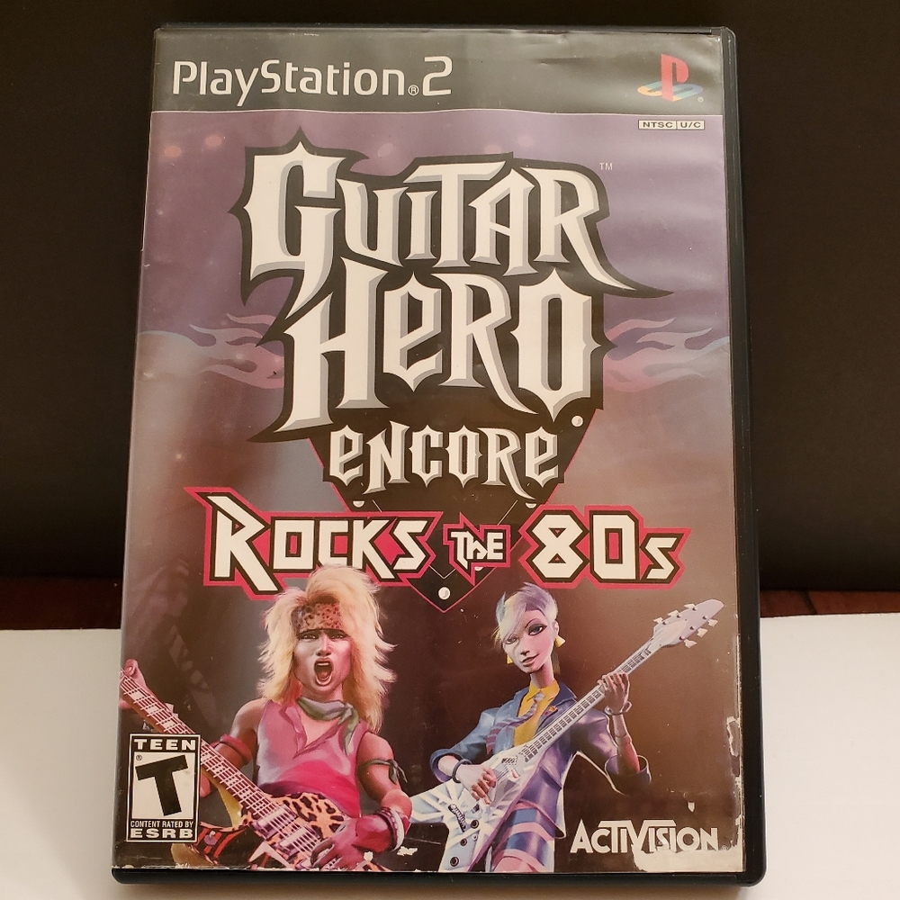 Playstation 2 game Guitar Hero Encore